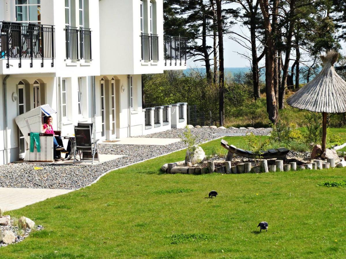 3 Zimmer Ferienwohnung Haus Meeresblick Mit Meerblick A005 Mit Suedterrasse Und Strandkorb Baabe Buitenkant foto